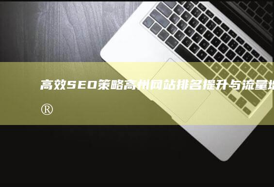 高效SEO策略：高州网站排名提升与流量增长实战指南